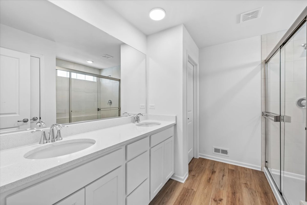 81 Sweetflag Circle Elgin, IL 60124 - Photo 29 of 51 a bathroom with a sink and a mirror