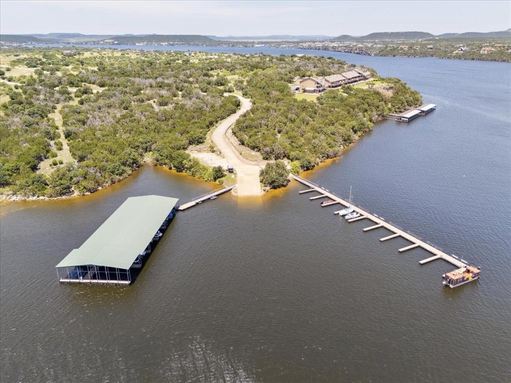 Lot 77 Lake Shore Loop Graford, TX 76449 - Photo 19 of 20 Aerial View of Community Boat Dock