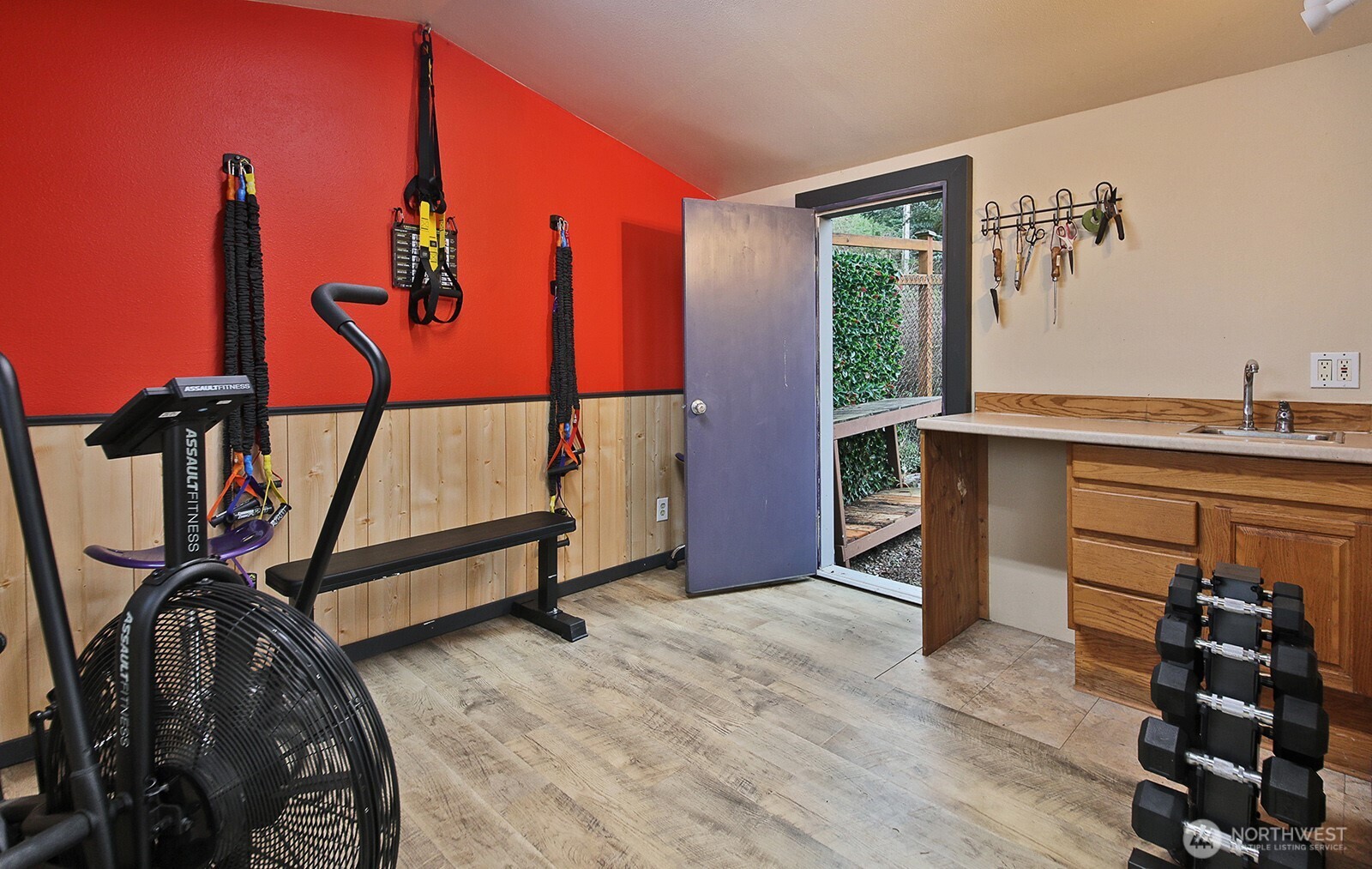2999 Saratoga Road Langley, WA 98260 - Photo 30 of 40 a view of a room with gym equipment