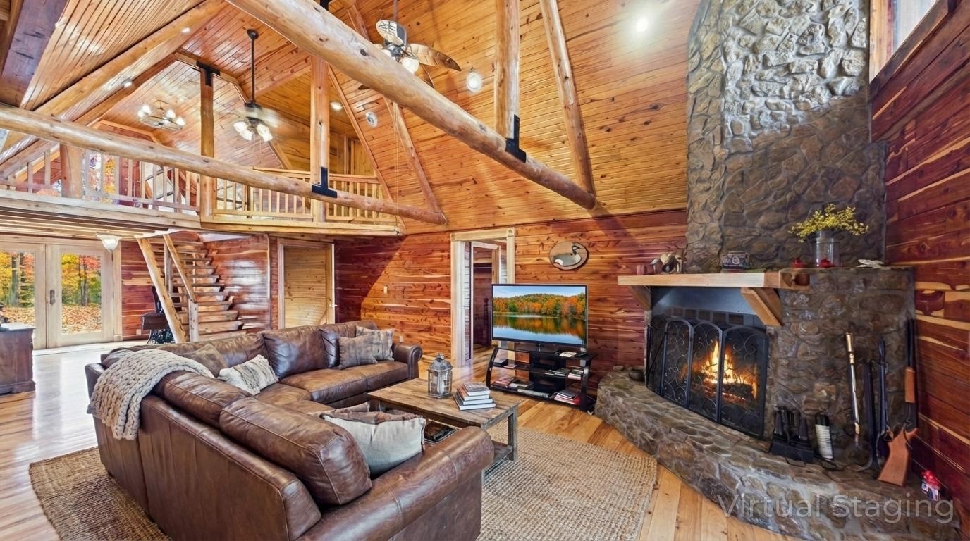 22 Roberts Lane Cadiz, KY 42211 - Photo 27 of 84 a outdoor living space with patio furniture and a fireplace