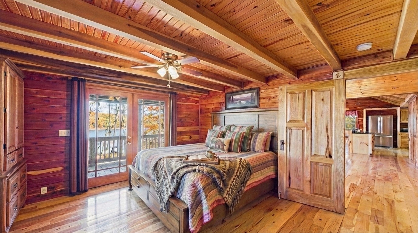 22 Roberts Lane Cadiz, KY 42211 - Photo 32 of 84 a bedroom with a bed next to a window