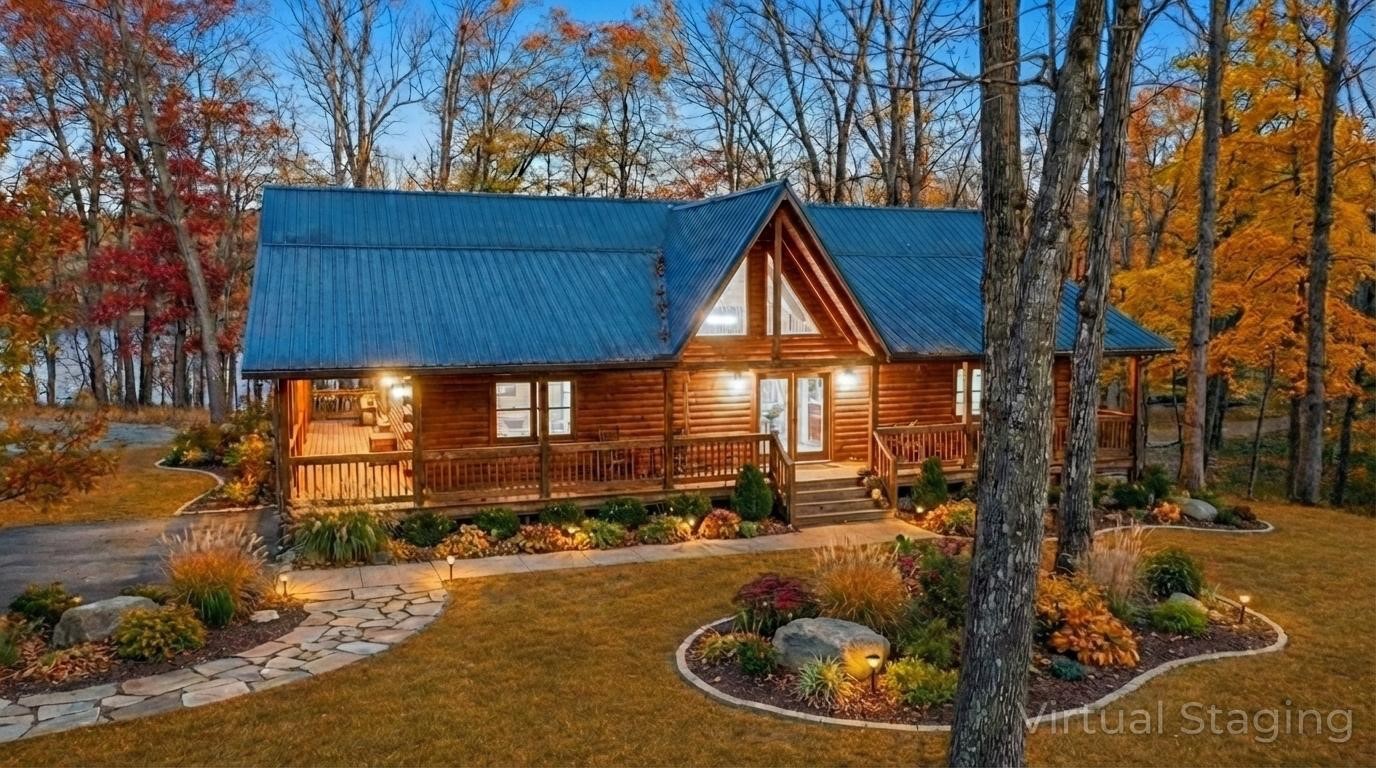 22 Roberts Lane Cadiz, KY 42211 - Photo 40 of 84 a view of a house with a yard fire pit and outdoor seating
