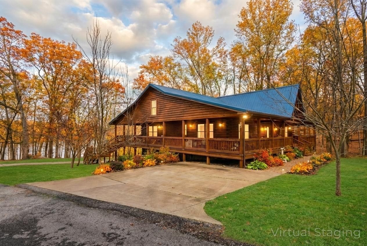 22 Roberts Lane Cadiz, KY 42211 - Photo 53 of 84 a view of a house with a yard porch and sitting area