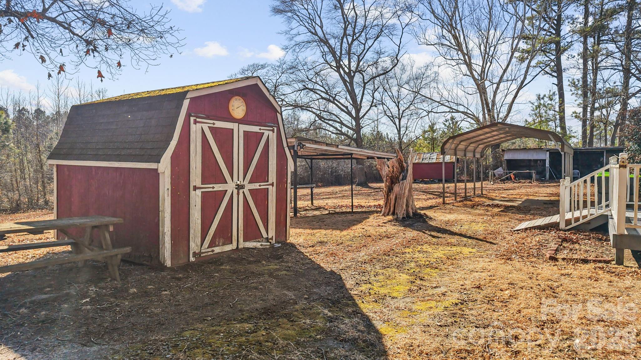 407 Conwell Road Pleasant Hill, NC 27866 - Photo 26 of 31 a view of back yard of the house