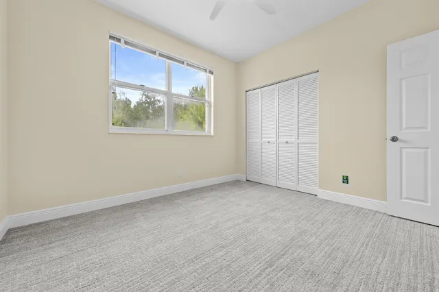 an empty room with window