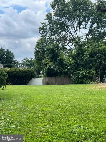 a view of backyard with green space