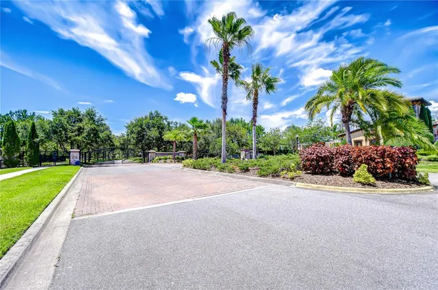 a view of outdoor space with seating