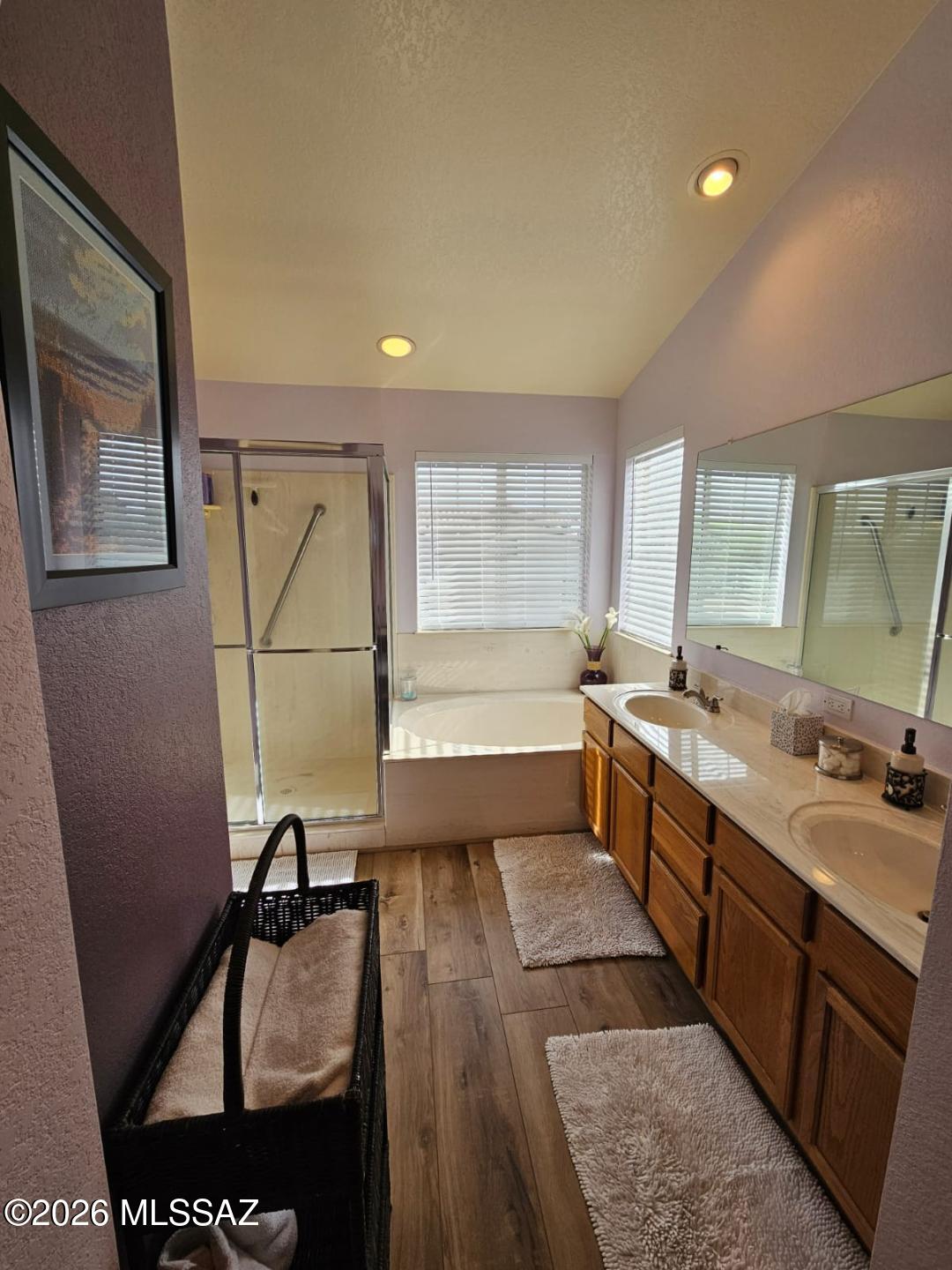 3130 West Star Ranch Trail Tucson, AZ 85742 - Photo 32 of 44 a view of a large mirror and a sink in a room