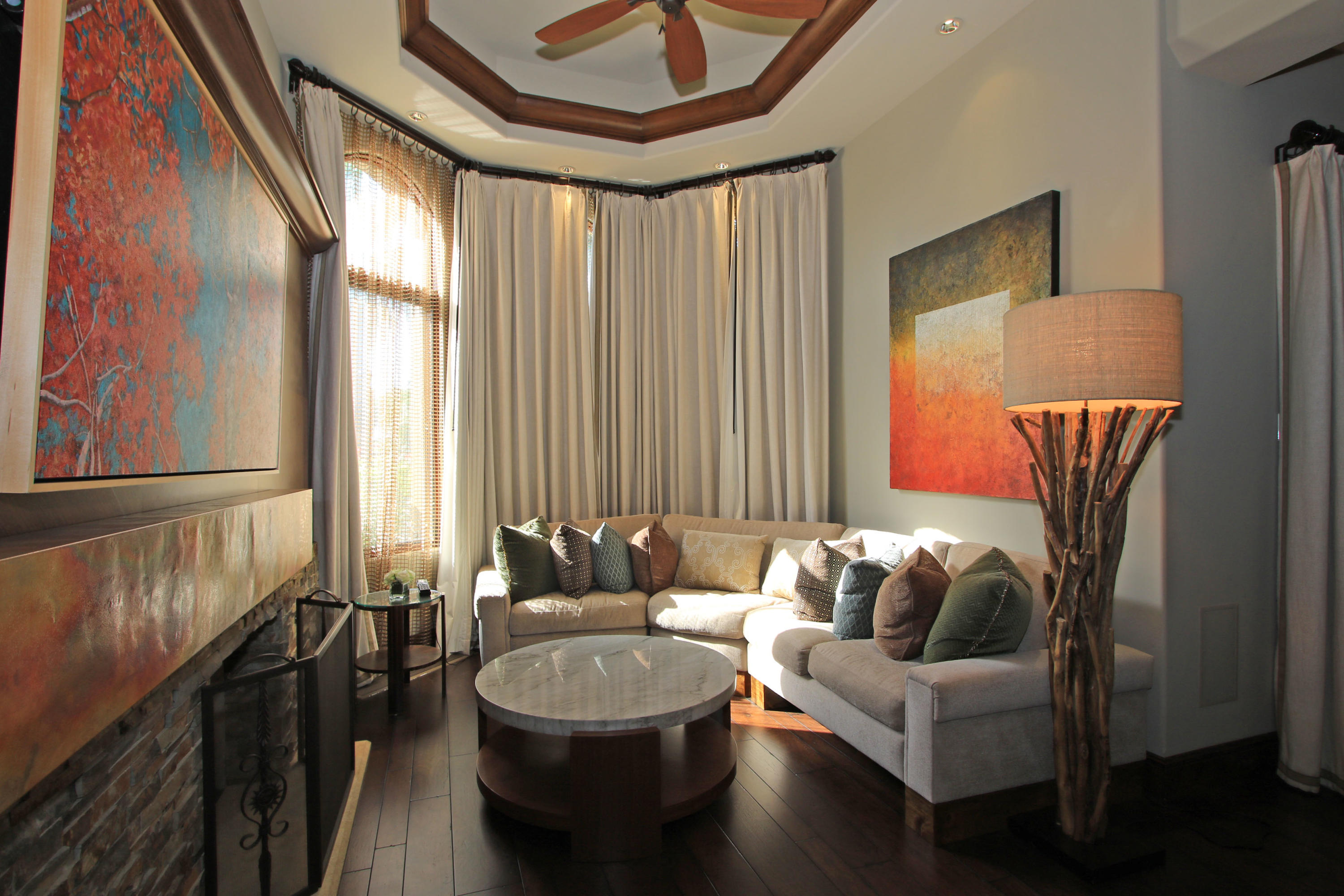 83 Royal St Georges Way Rancho Mirage, CA 92270 - Photo 47 of 123 a living room with furniture and a large window