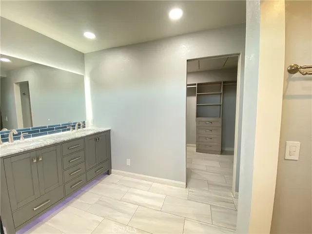 a view of closet area