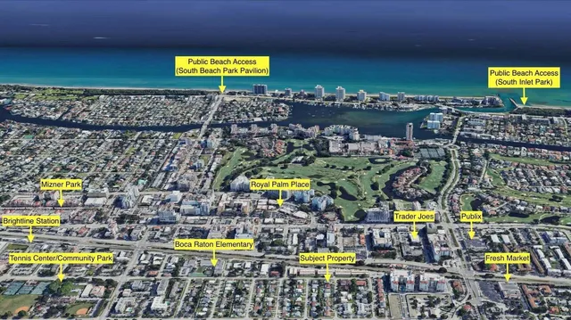 a view of swimming pool with outdoor seating space