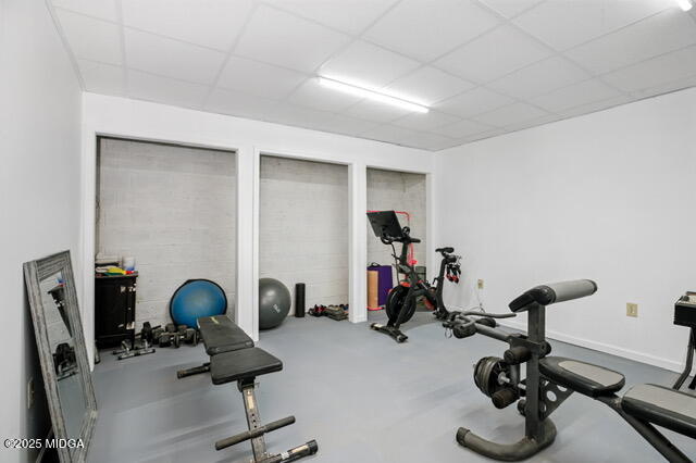 1774 Maynards Mill Road Forsyth, GA 31029 - Photo 68 of 76 a view of a room with gym equipment
