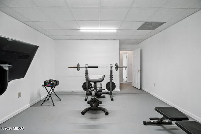 1774 Maynards Mill Road Forsyth, GA 31029 - Photo 69 of 76 a view of a room with gym equipment