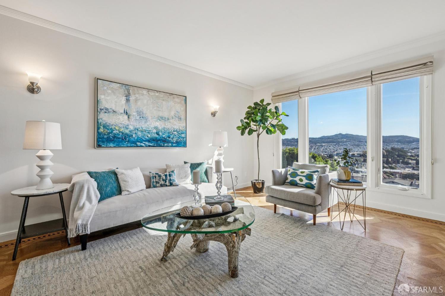 473 Melrose Avenue San Francisco, CA 94127 - Photo 4 of 94 a living room with furniture and a large window