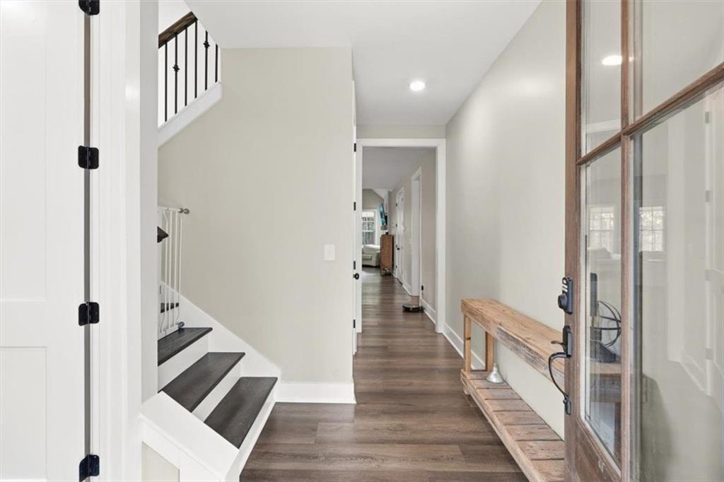 1270 McGarity Road Temple, GA 30179 - Photo 7 of 58 a view of a hallway with wooden floor and staircase