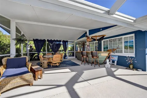 a living room filled with furniture