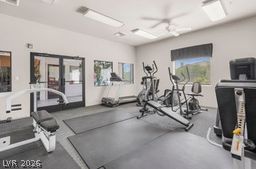 7701 West Robindale Road, Unit 277 Las Vegas, NV 89113 - Photo 29 of 33 Well-lit fitness area provides ample space for varied exercise.