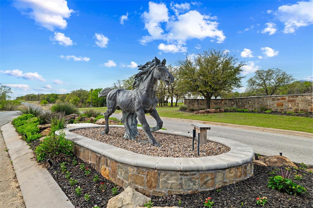 434 Sandstone Court Sunset, TX 76270 - Photo 36 of 40 a view of a fountain in the garden