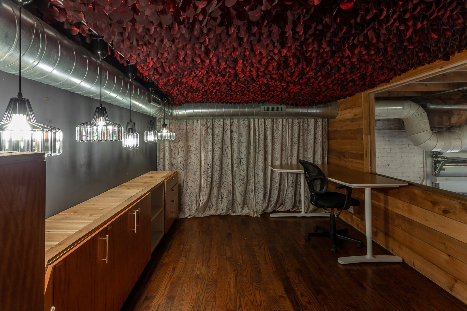 2425 West 14th Street Chicago, IL 60608 - Photo 17 of 27 a view of a hallway with wooden floor