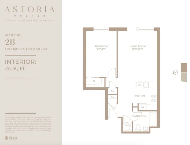 $799,000 | 30-57 Crescent Street, Unit 2B | Astoria