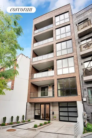 a view of a building with a window