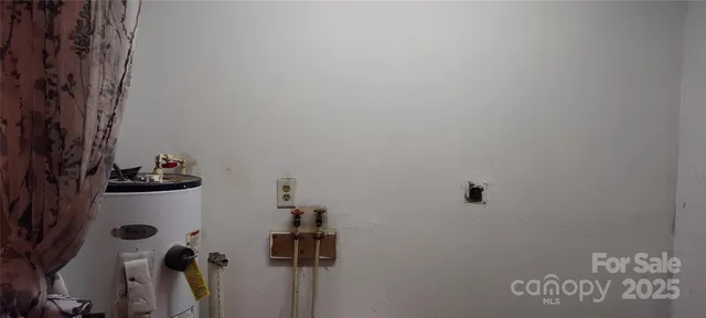 a close view of a light fixtures and a wall painting