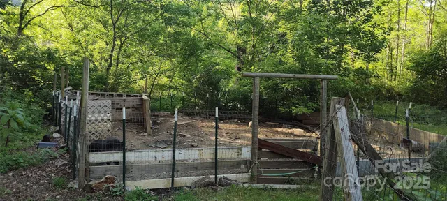 a view of a lake with a park