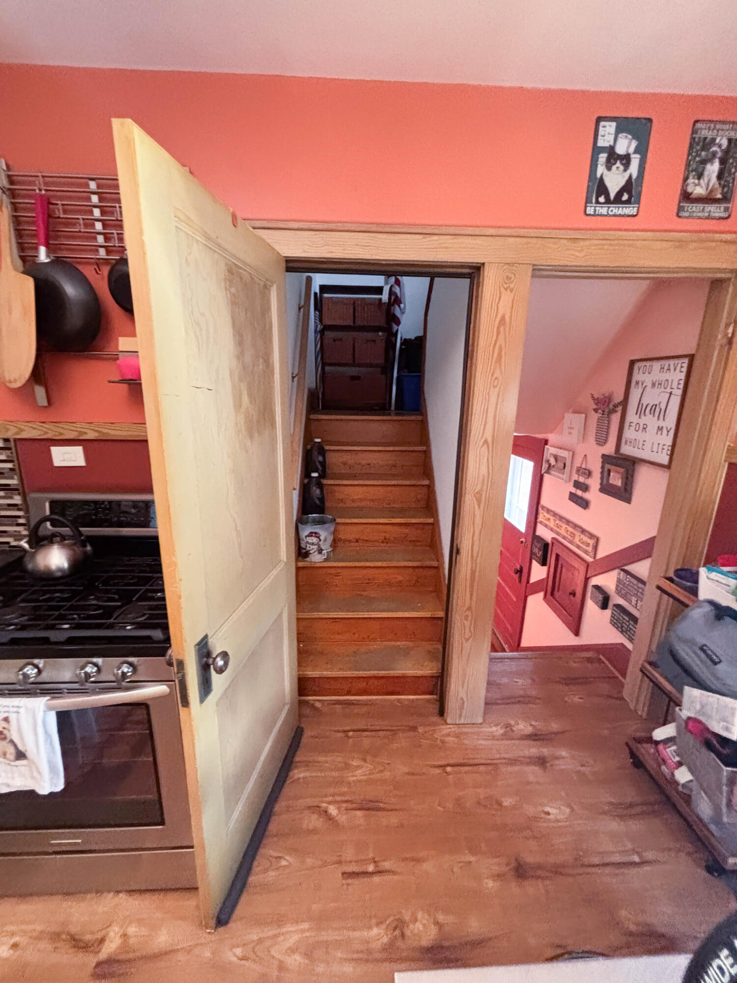 607 Monroe Avenue Racine, WI 53405 - Photo 12 of 22 Attic Entry off of Kitchen