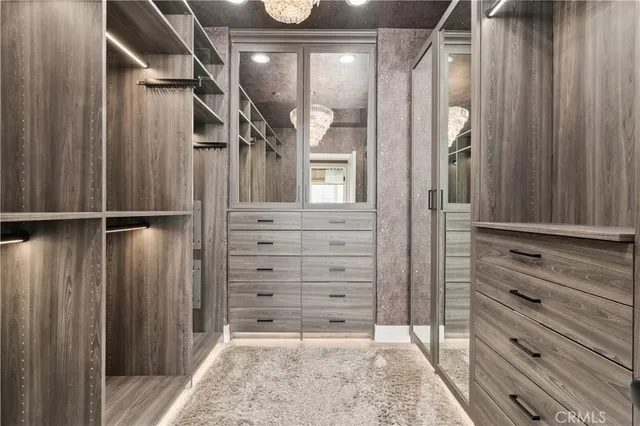 a view of walk in closet