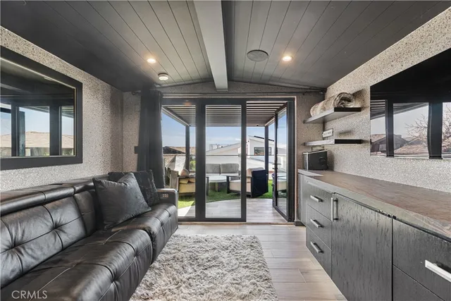 a outdoor living space with patio furniture