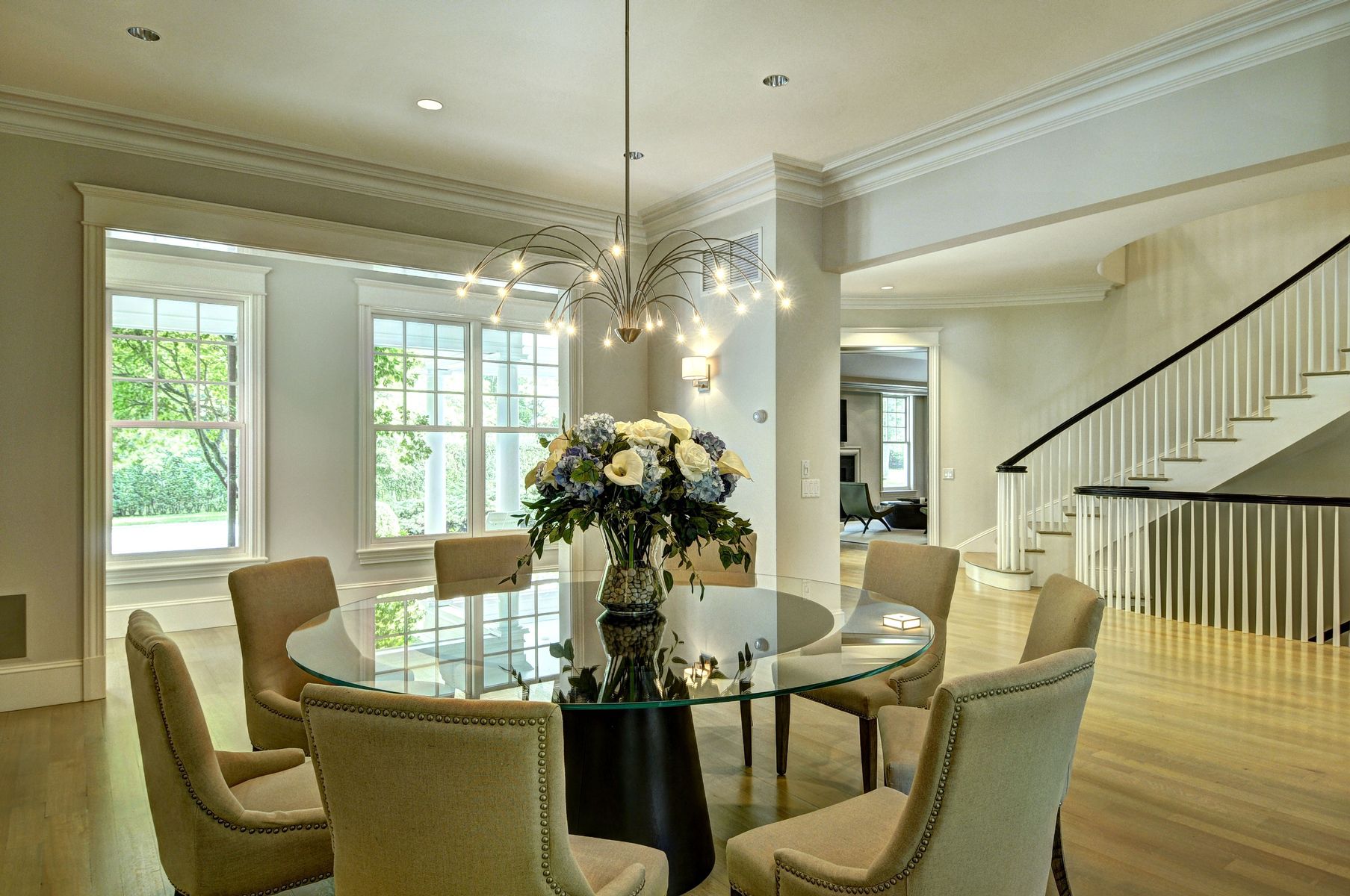 11 Jones Cove Road East Hampton, NY 11937 - Photo 8 of 25 a view of a dining room with furniture and wooden floor