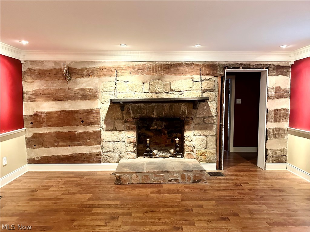 3235 Eldersville Road Colliers, WV 26035 - Photo 3 of 36 Living room featuring a fireplace