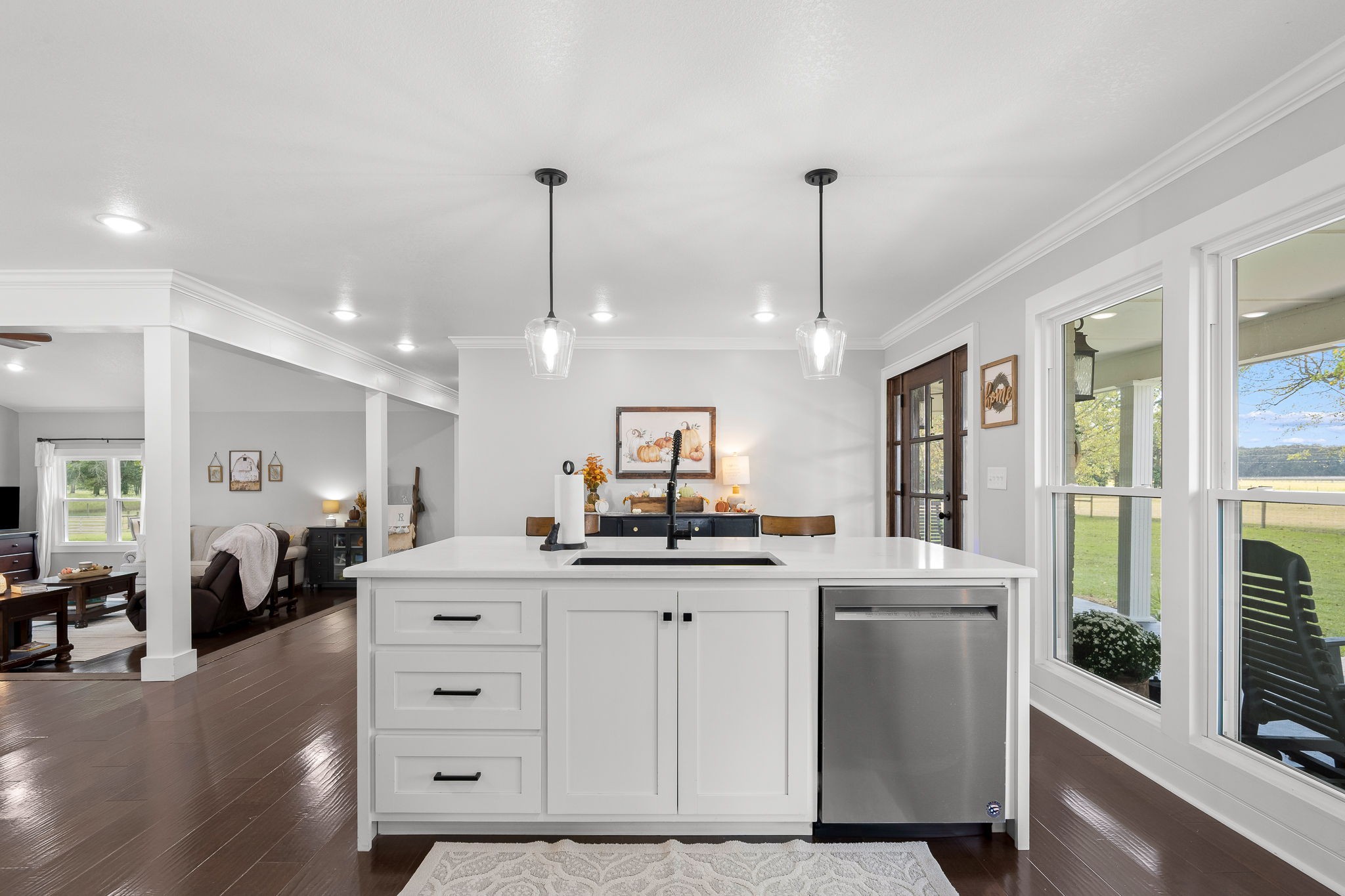 176 Terry Dunavan Road Elora, TN 37328 - Photo 37 of 85 a kitchen with kitchen island a counter top space a sink stainless steel appliances and cabinets