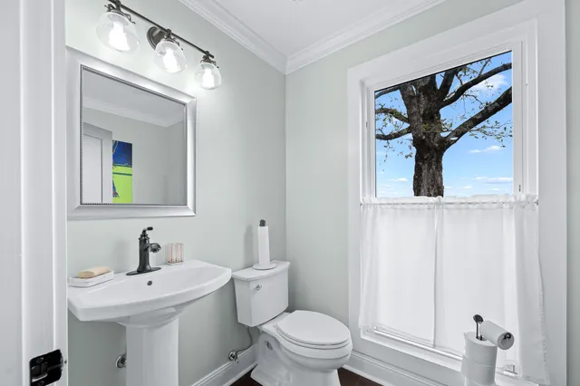 a white toilet sitting next to a shower curtain