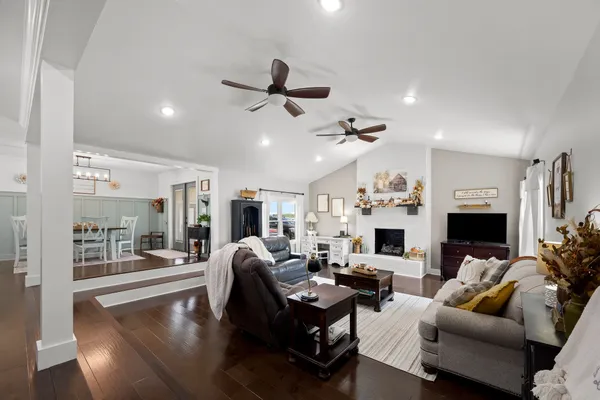 a house with a outdoor space