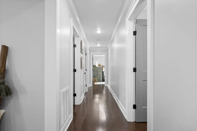 a view of an ocean and city