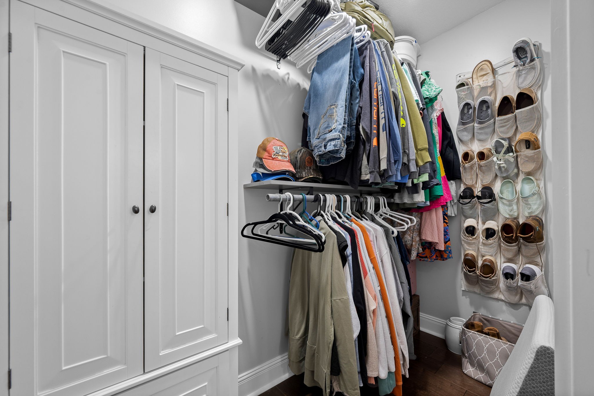 176 Terry Dunavan Road Elora, TN 37328 - Photo 59 of 85 a view of walk in closet with clothes and shoes