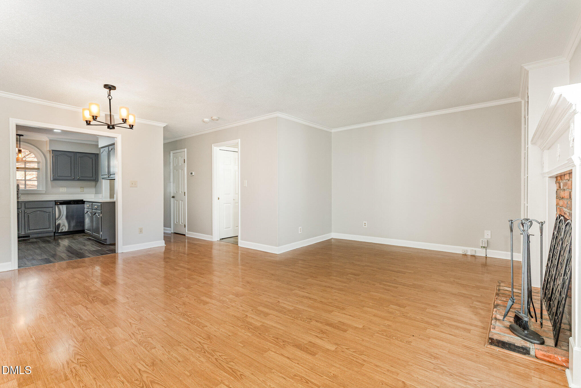 4534 Hamptonshire Drive Raleigh, NC 27613 - Photo 6 of 27 a view of a livingroom with a fireplace