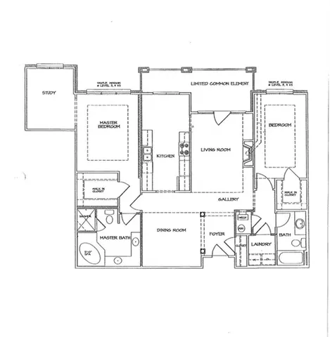 a picture of a open kitchen with a white wall and a white refrigerator