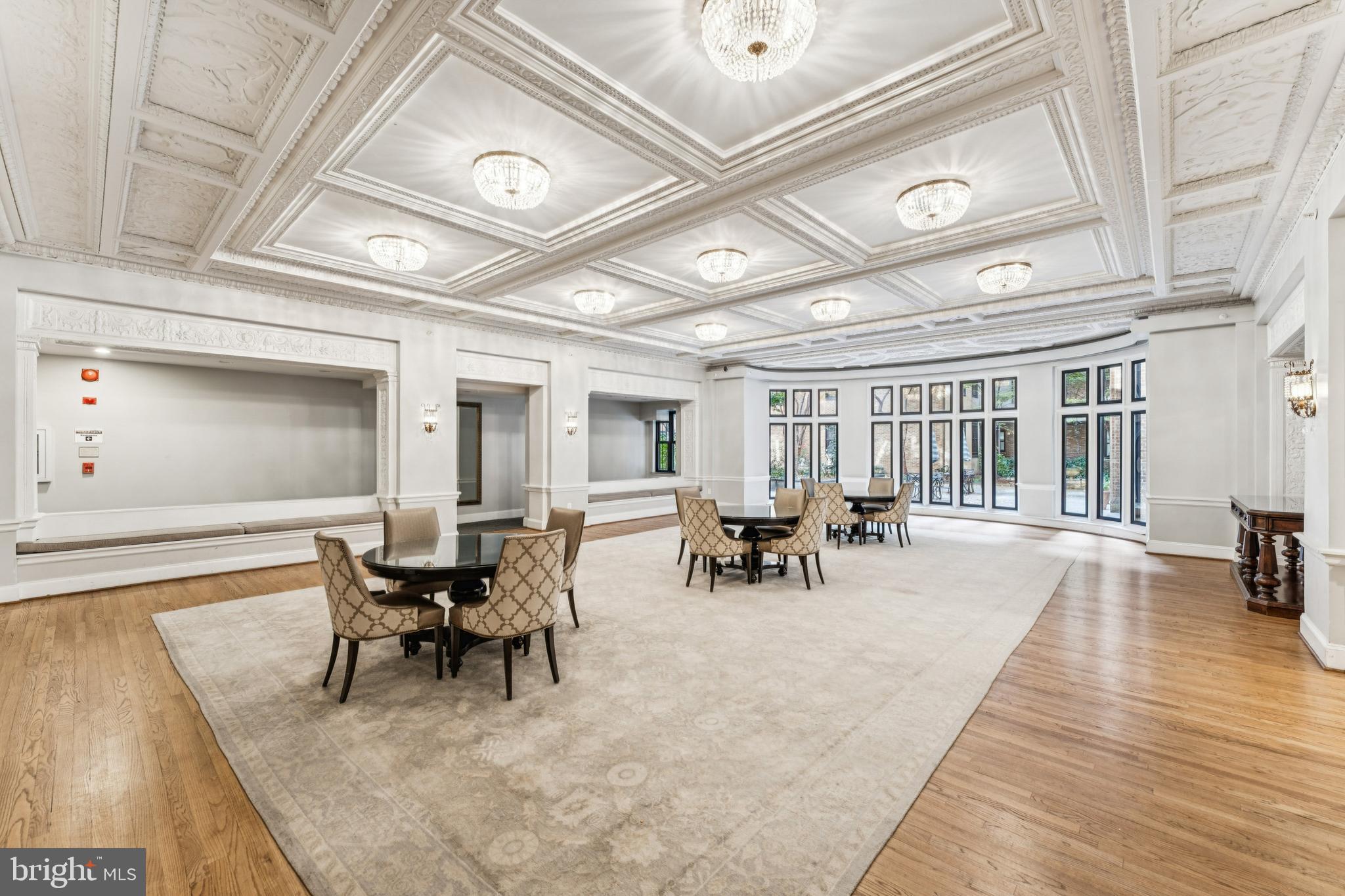 1701 16th Street Northwest, Unit 304 Washington, DC 20009 - Photo 13 of 15 a view of a dining room with furniture window and outside view