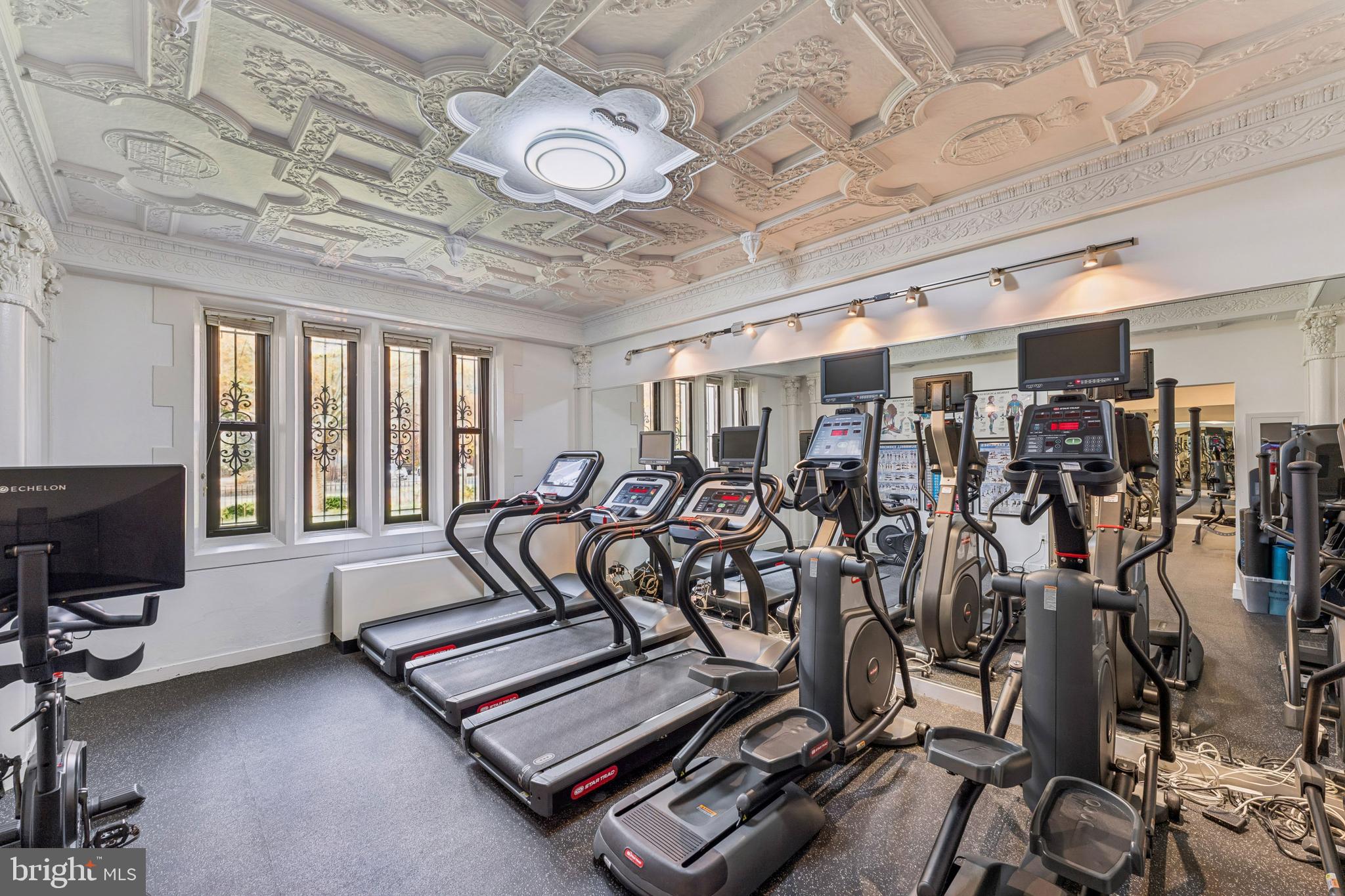 1701 16th Street Northwest, Unit 304 Washington, DC 20009 - Photo 14 of 15 a view of a room with gym equipment
