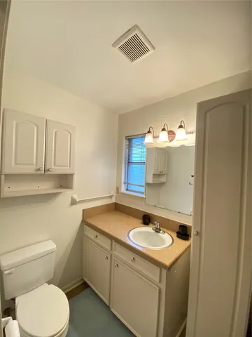 a bathroom with a sink and a toilet