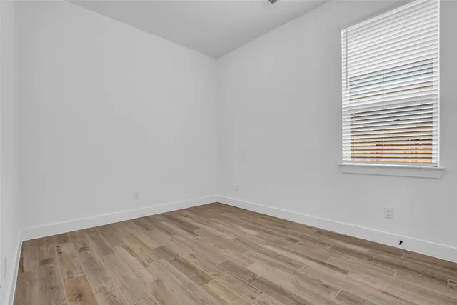 wooden floor in a room
