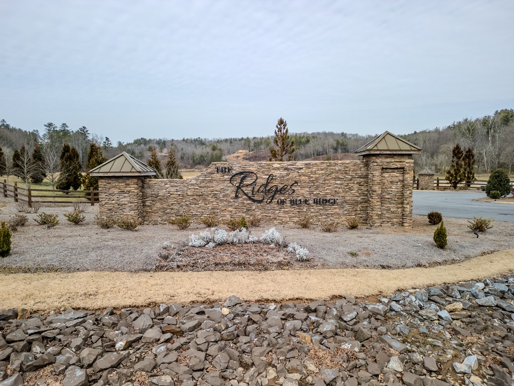 151 The Ridges Morganton, GA 30560 - Photo 2 of 35 Gated Entrance to The Ridges of Blue Ridge