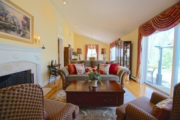 104 High Ridge Road Boxford, MA 01921 - Photo 16 of 30 a living room with furniture fireplace and a large window