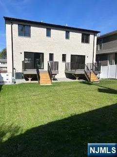 a view of a wooden deck