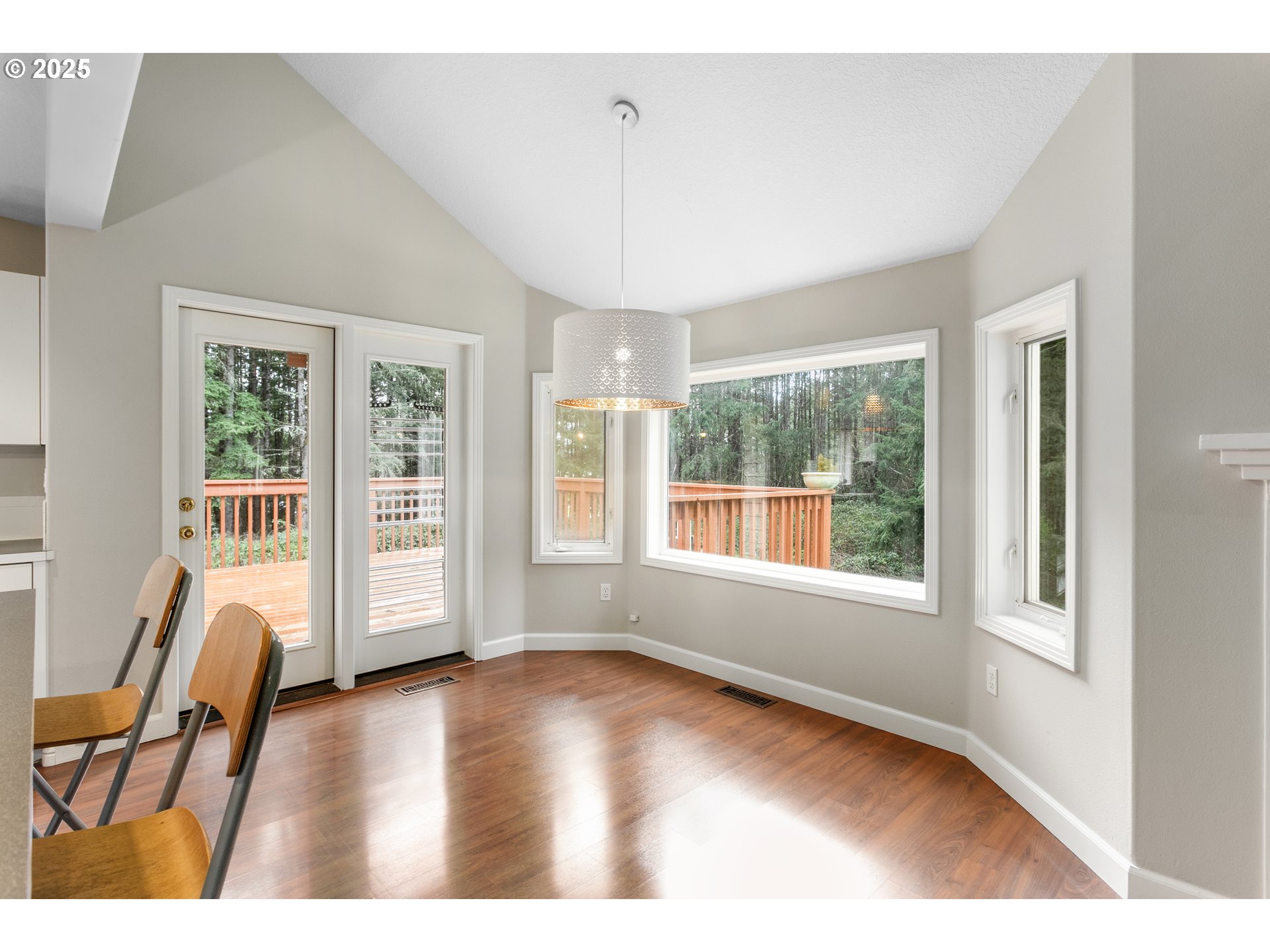 32370 Southeast Judd Road Eagle Creek, OR 97022 - Photo 19 of 48 a view of empty room with wooden floor and fan