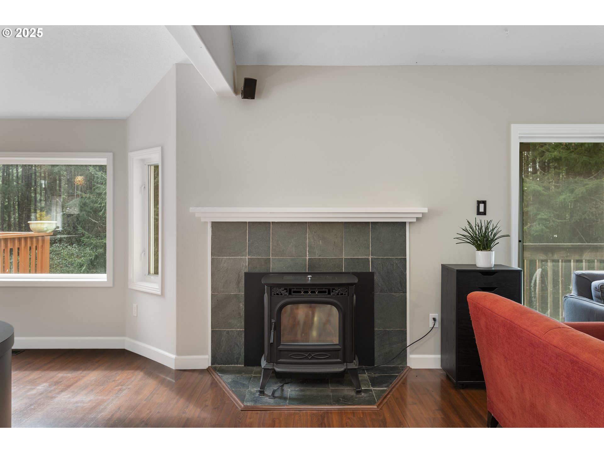 32370 Southeast Judd Road Eagle Creek, OR 97022 - Photo 22 of 48 a living room with furniture and a fireplace