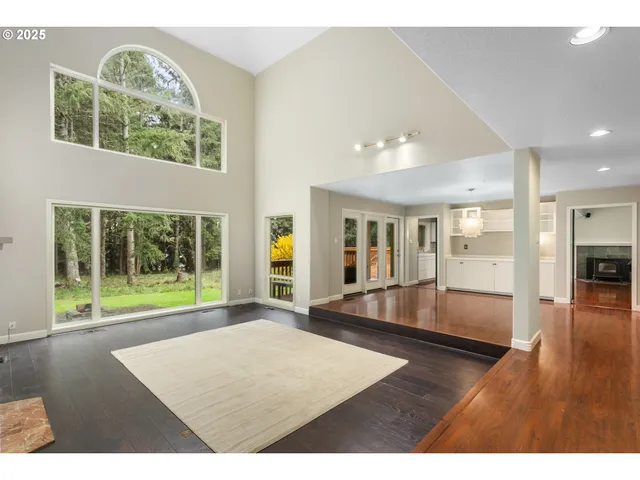 a view interior of a house swimming pool and outdoor space