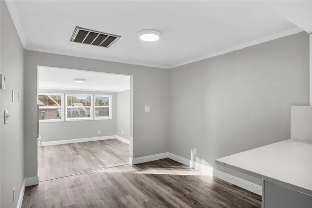 wooden floor in an empty room
